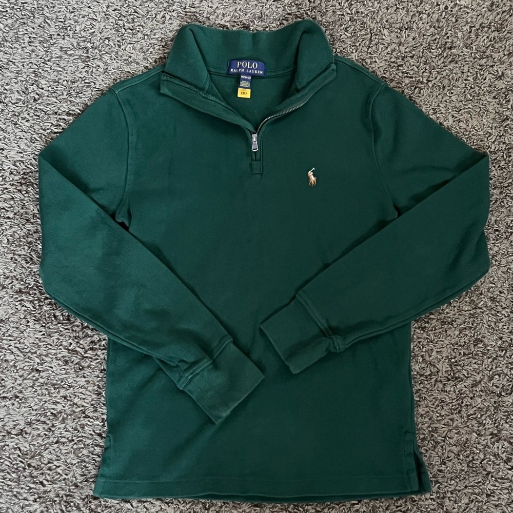 Polo by Ralph Lauren Green Boys 1/4 zip